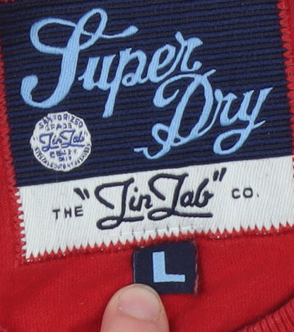 Mens UK Size L Superdry Red  T-Shirt