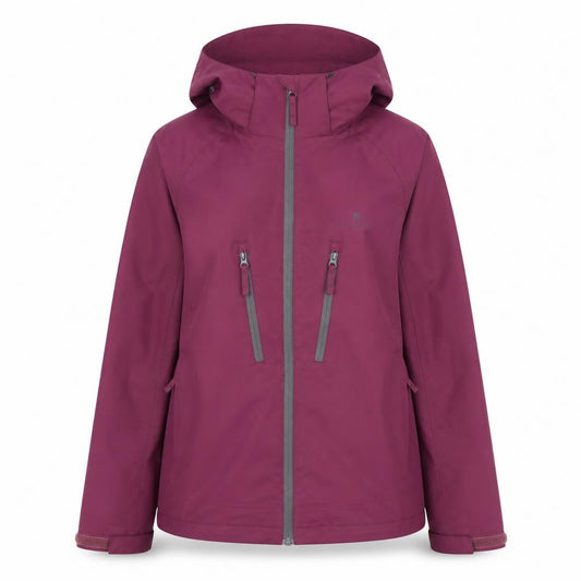Hi Gear Women's Purple Waterproof Hooded Jacket Size 14