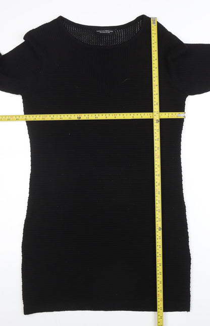 Dorothy Perkins Women’s Black Size 12 Bodycon Knit Dress