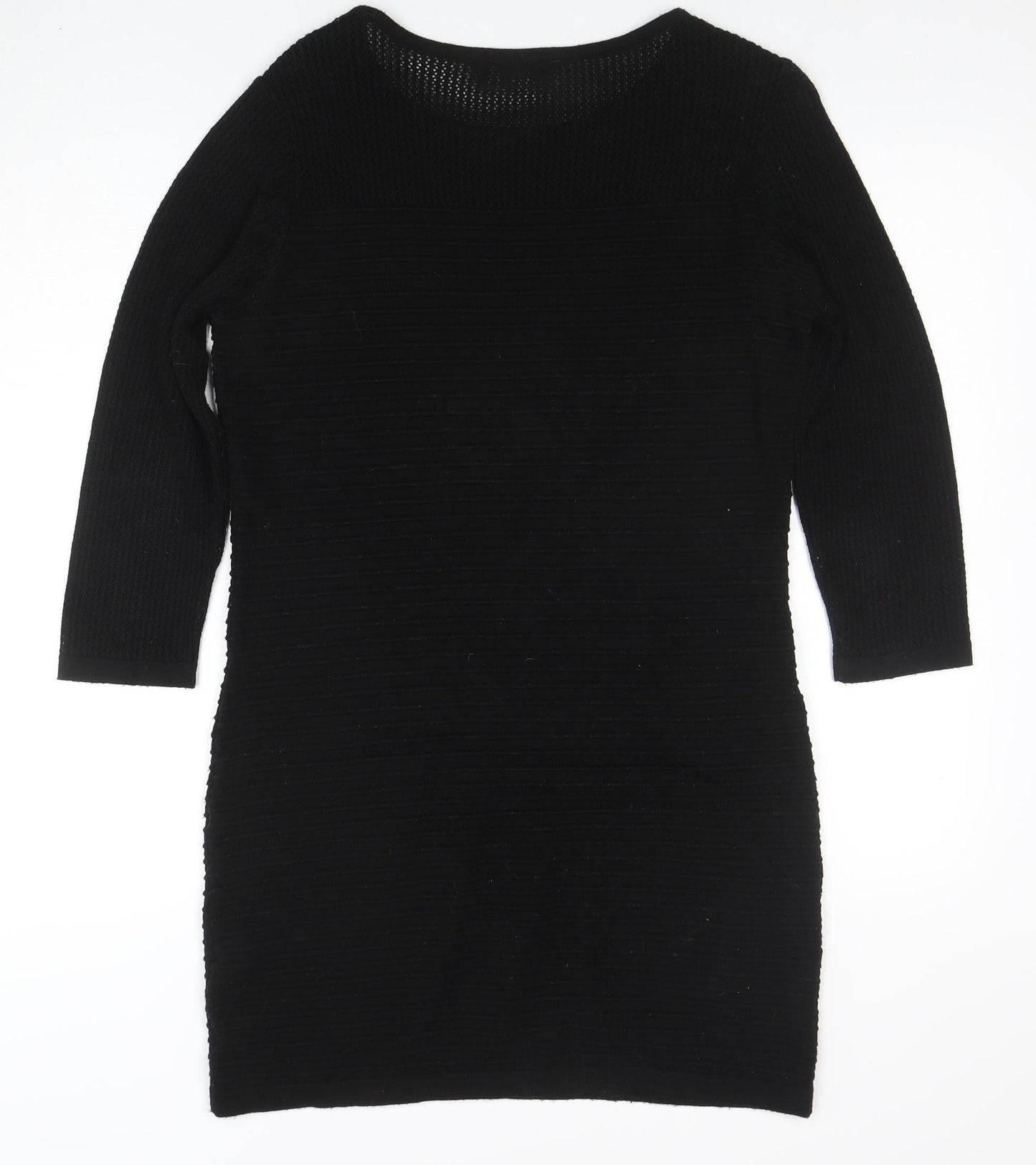 Dorothy Perkins Women’s Black Size 12 Bodycon Knit Dress