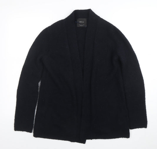 Womens UK Size S Zara Black Cardigan Jumper