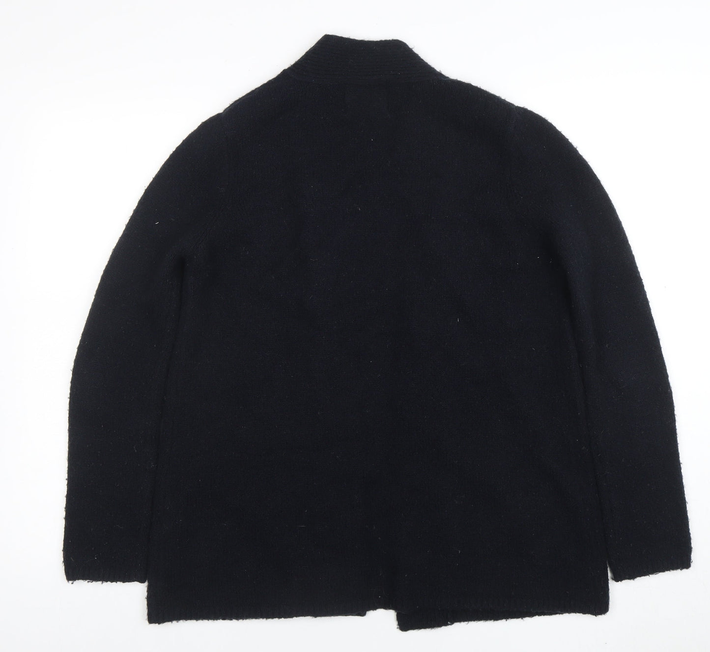 Womens UK Size S Zara Black Cardigan Jumper