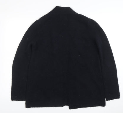 Womens UK Size S Zara Black Cardigan Jumper