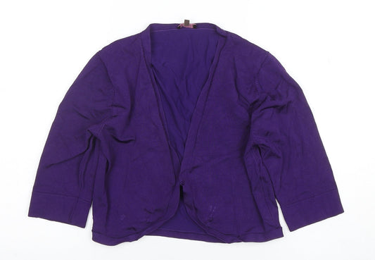 Womens UK Size 12 Phase Eight Purple Cardigan Jumper