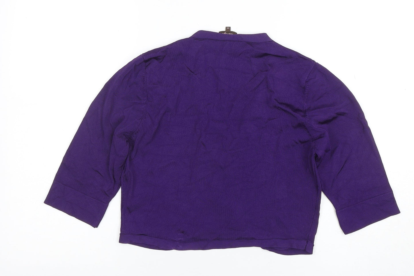 Womens UK Size 12 Phase Eight Purple Cardigan Jumper