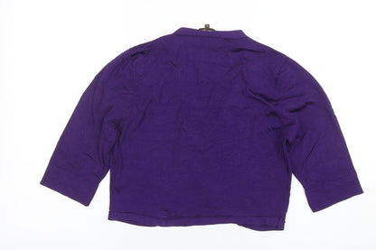 Womens UK Size 12 Phase Eight Purple Cardigan Jumper