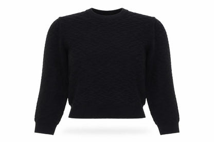 Burton Menswear London Black Cable-Knit Jumper Women's Small