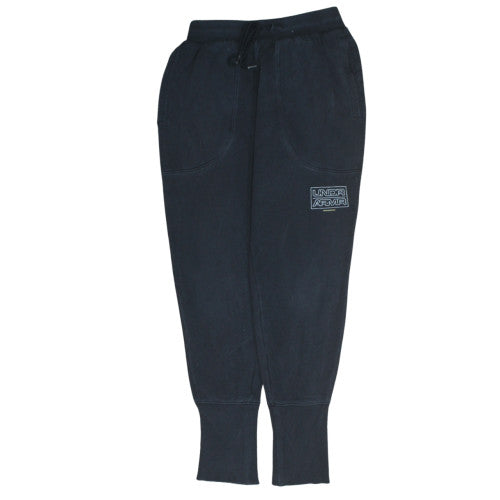 Mens UK Size M Under Armour Relaxed Fit Jogger Black Trousers