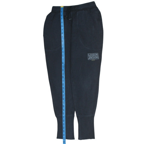 Mens UK Size M Under Armour Relaxed Fit Jogger Black Trousers