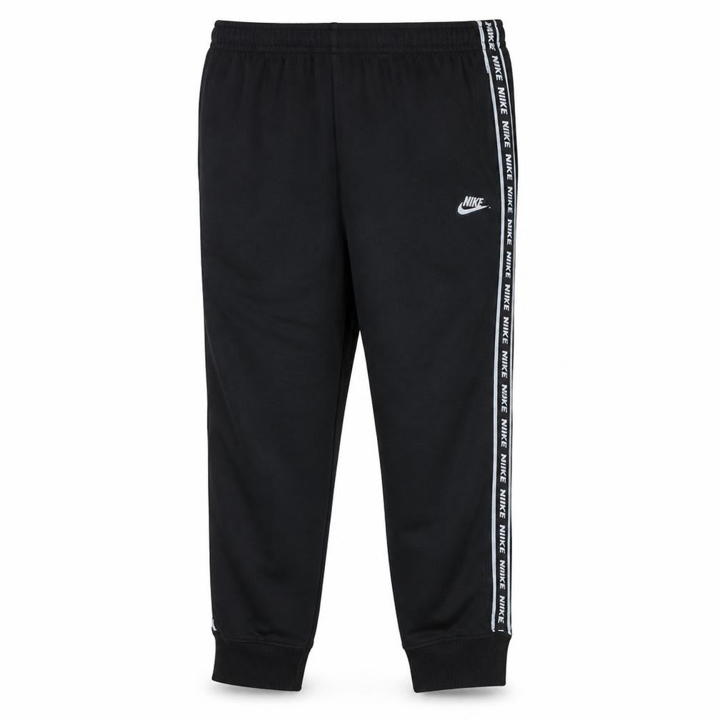 Nike Mens Black L Regular Fit Jogger Trousers with Side Stripe