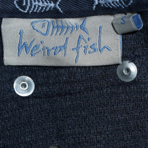 Mens UK Size S Weird Fish Blue Pullover Sweatshirt