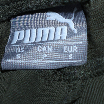 Puma Men's Green Jogger Sweatpants Fleece Slim Fit Size S