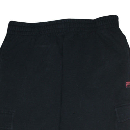Fila Men's Black Fleece Jogger Trousers L Comfortable Sportswear