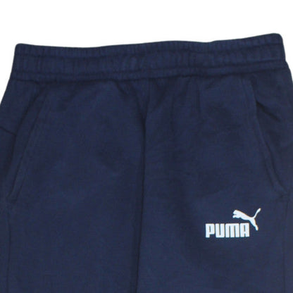 Puma Men's Blue Jogger Sweatpants Fleece Trousers Size S