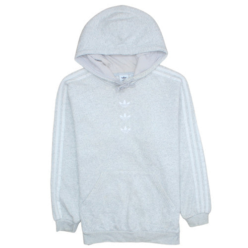 Womens UK Size 6 Adidas Grey Pullover Hoodie