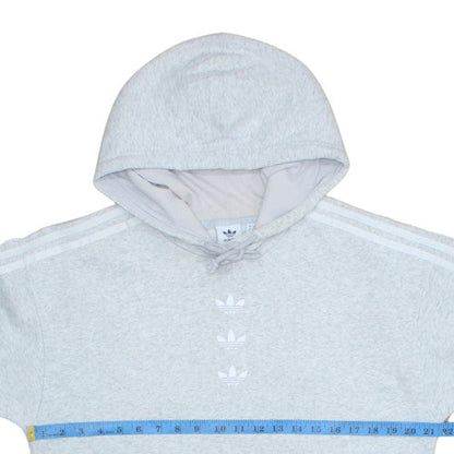 Womens UK Size 6 Adidas Grey Pullover Hoodie