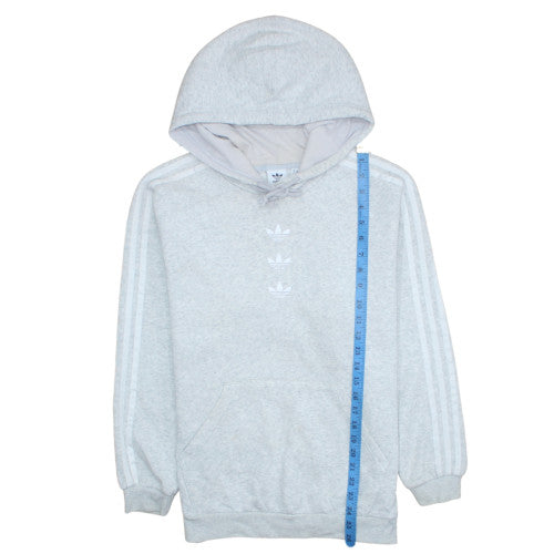 Womens UK Size 6 Adidas Grey Pullover Hoodie