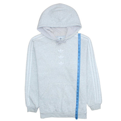 Womens UK Size 6 Adidas Grey Pullover Hoodie