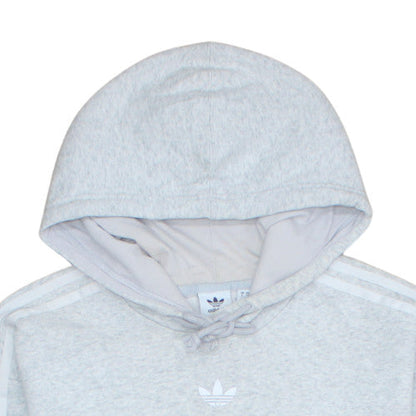 Womens UK Size 6 Adidas Grey Pullover Hoodie