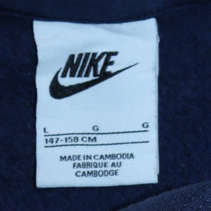 Nike Boys Blue Pullover Hoodie L 147-158cm Fleece Sweatshirt