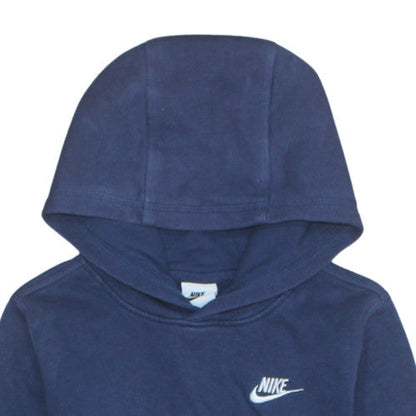 Nike Boys Blue Pullover Hoodie L 147-158cm Fleece Sweatshirt
