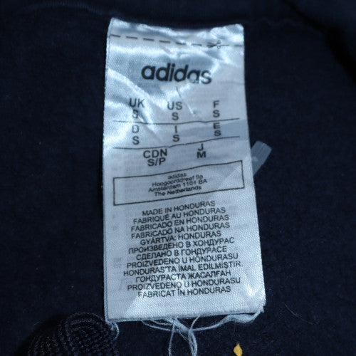 Mens UK Size S Adidas Blue Pullover Hoodie