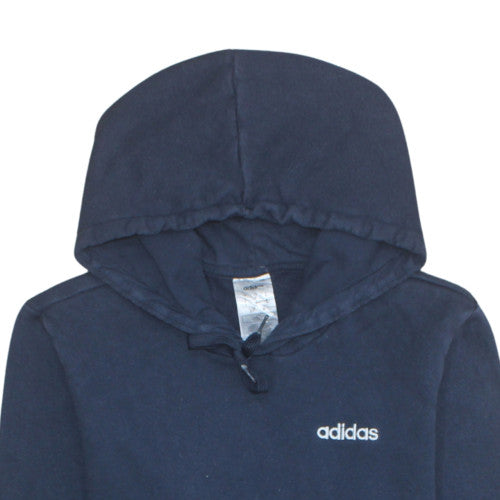 Mens UK Size S Adidas Blue Pullover Hoodie