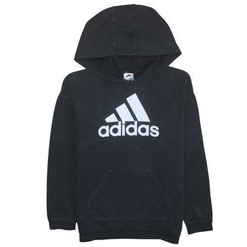 Womens UK Size S Adidas Black Pullover Hoodie