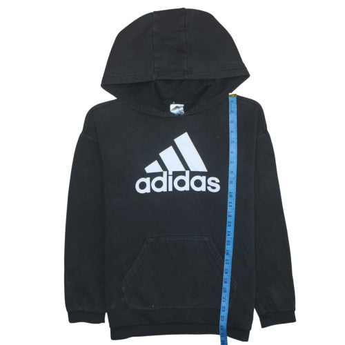 Womens UK Size S Adidas Black Pullover Hoodie