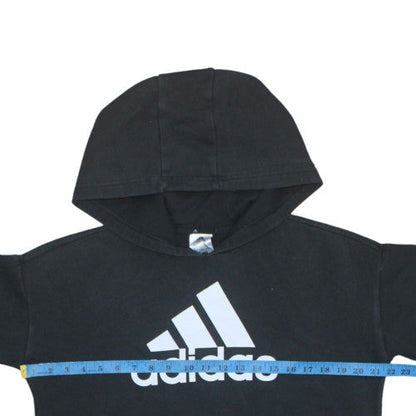 Womens UK Size S Adidas Black Pullover Hoodie