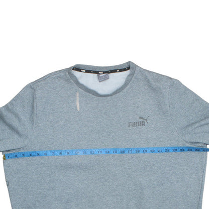 Mens UK Size 2XL Puma Blue Pullover Sweatshirt