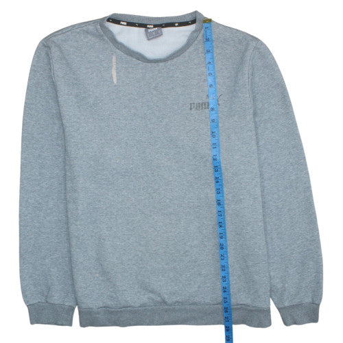 Mens UK Size 2XL Puma Blue Pullover Sweatshirt