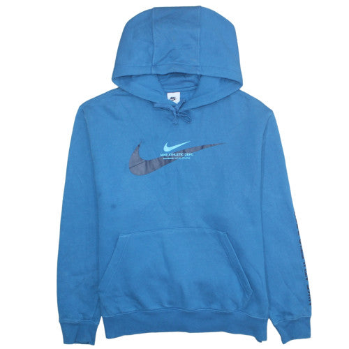 Mens UK Size L Nike Blue Pullover Hoodie