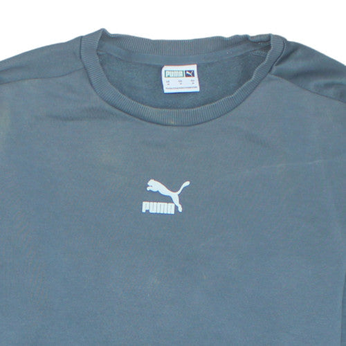 Mens UK Size M Puma Blue Pullover Sweatshirt