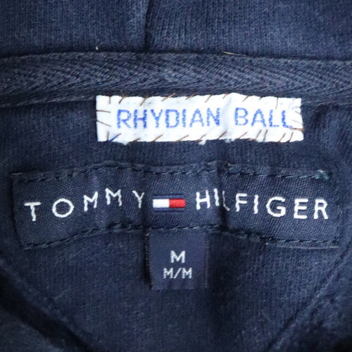 Mens UK Size M Tommy Hilfiger Blue Full Zip Hoodie