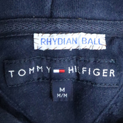 Mens UK Size M Tommy Hilfiger Blue Full Zip Hoodie
