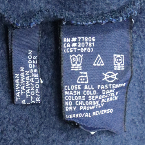 Mens UK Size M Tommy Hilfiger Blue Full Zip Hoodie