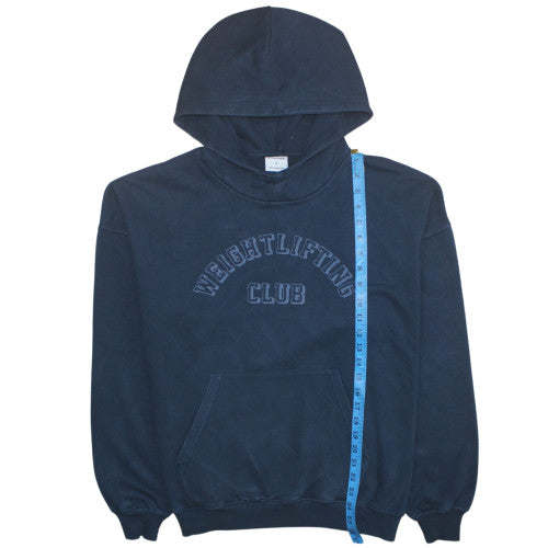 Mens UK Size S Gymshark Blue Pullover Hoodie