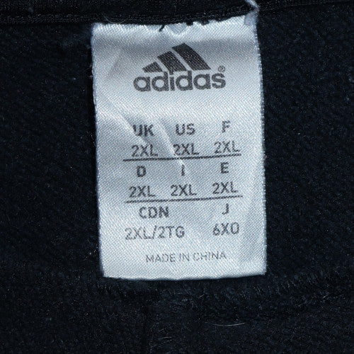 Mens UK Size 2XL Adidas Black Pullover Hoodie