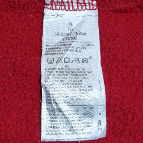 Mens UK Size XL GAP Red Pullover Hoodie