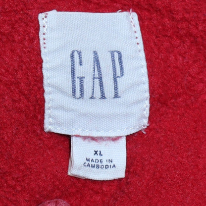 Mens UK Size XL GAP Red Pullover Hoodie