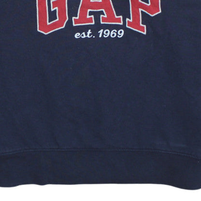 Gap Men's Blue 1/2 Zip Logo Sweatshirt Size S Fleece Pullover