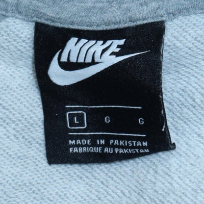 Mens UK Size L Nike Grey Pullover Hoodie