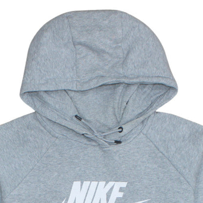 Mens UK Size L Nike Grey Pullover Hoodie