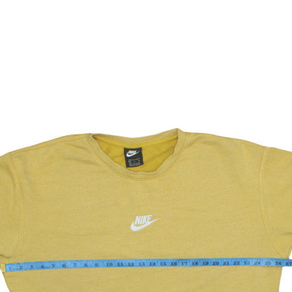 Womens UK Size XL Nike Yellow Pullover Sweatshirt