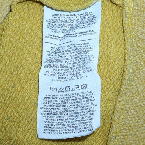 Womens UK Size XL Nike Yellow Pullover Sweatshirt
