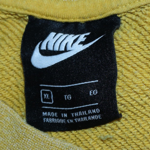 Womens UK Size XL Nike Yellow Pullover Sweatshirt