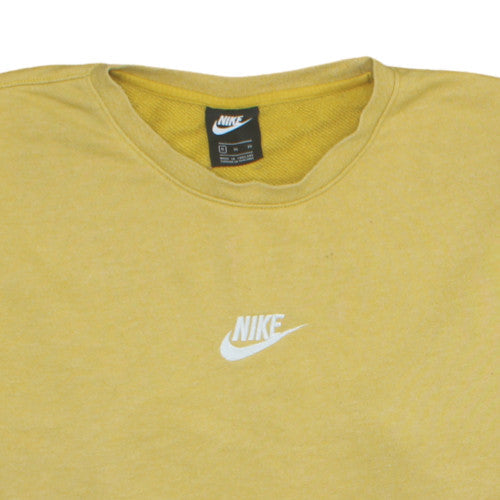 Womens UK Size XL Nike Yellow Pullover Sweatshirt