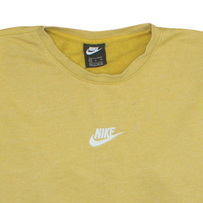 Womens UK Size XL Nike Yellow Pullover Sweatshirt