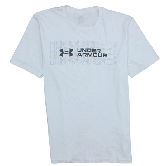 Under Armour Men's White Medium Sports Graphic Logo T-Shirt